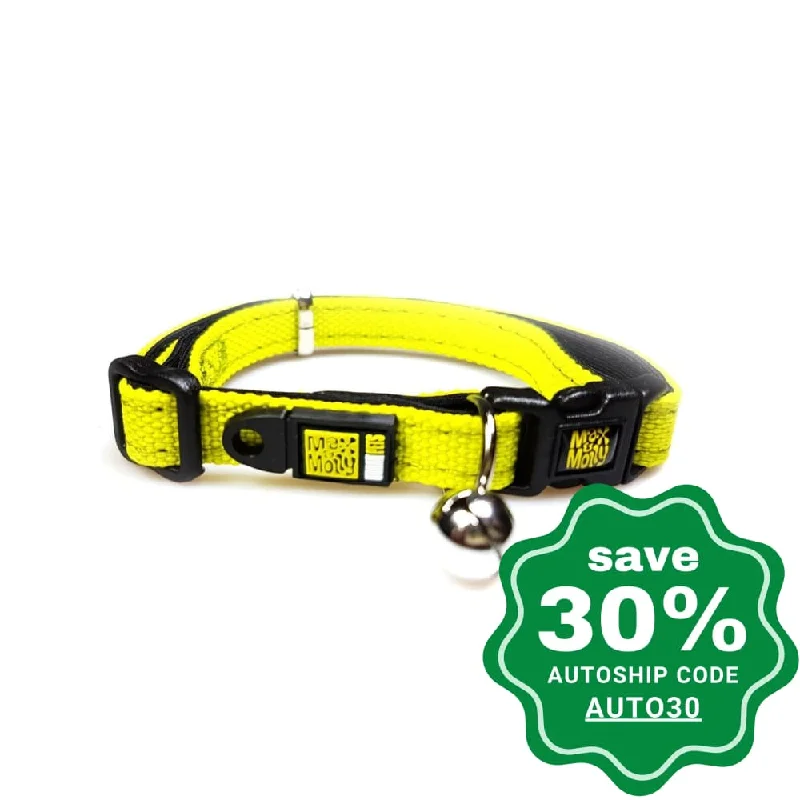 Max & Molly - Cat Collar - Neo Yellow